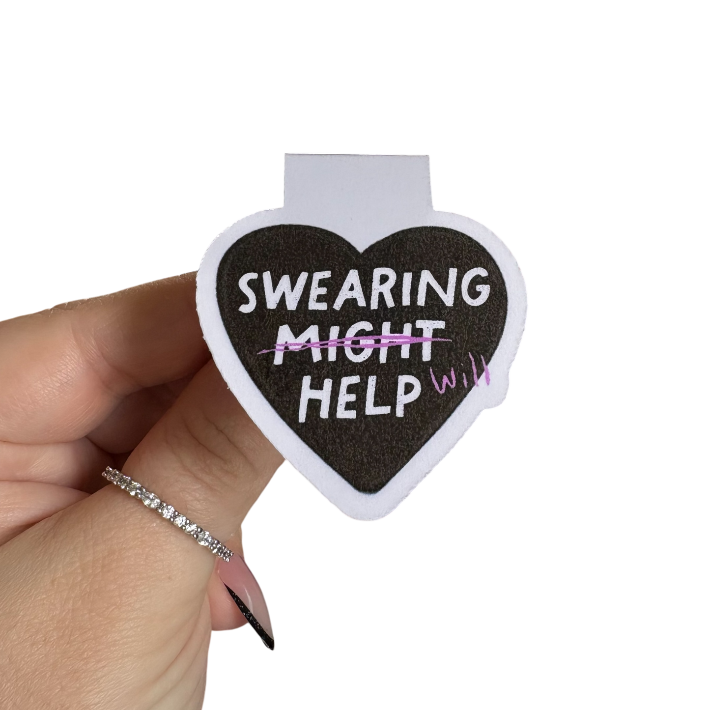 Swearing Will Help Magnetic Bookmark