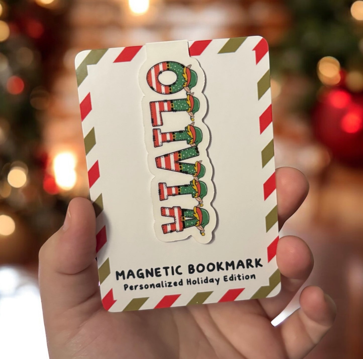 Personalized Magnetic Bookmark