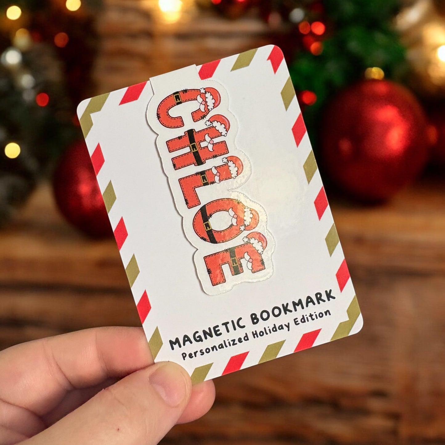 Personalized Magnetic Bookmark