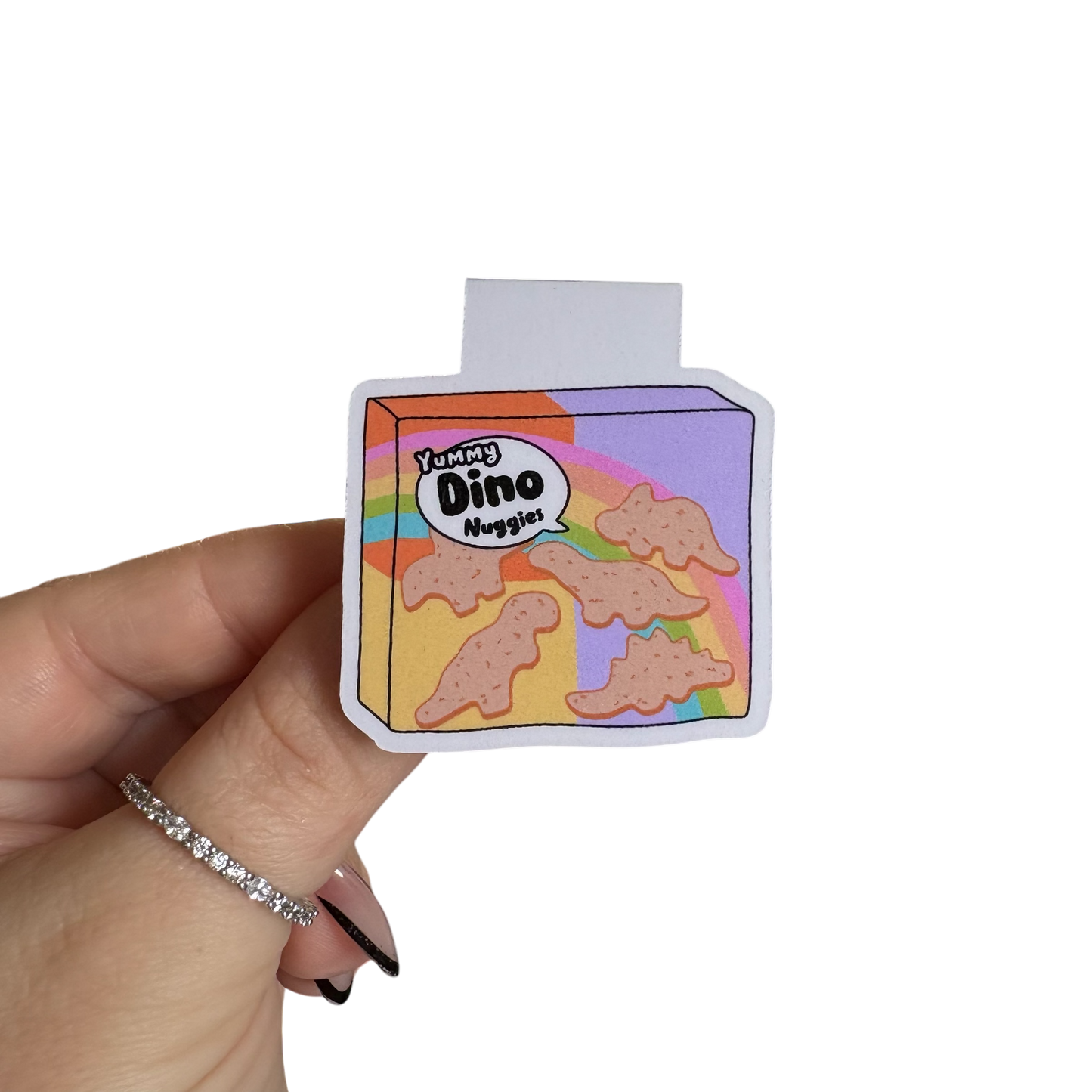 Dino Nuggies Magnetic Bookmark