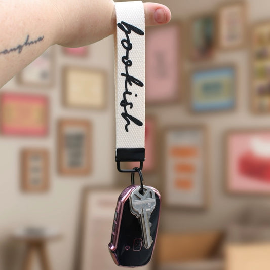 Bookish Wristlet Keychain