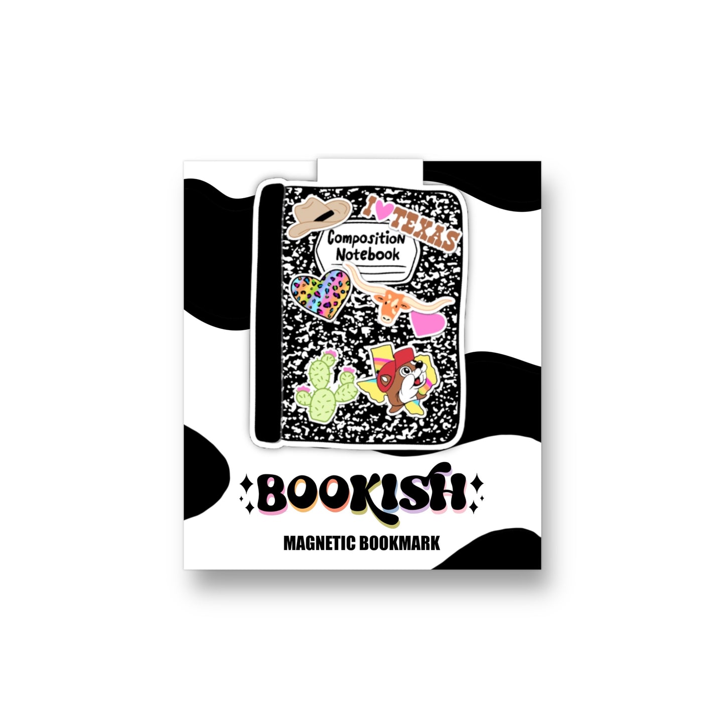 I Love Texas Composition Notebook| Magnetic Bookmark