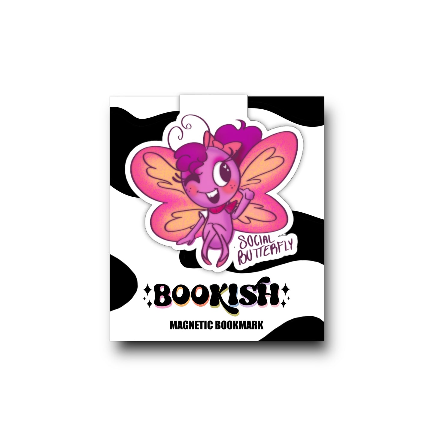 Social Butterfly | Magnetic Bookmark