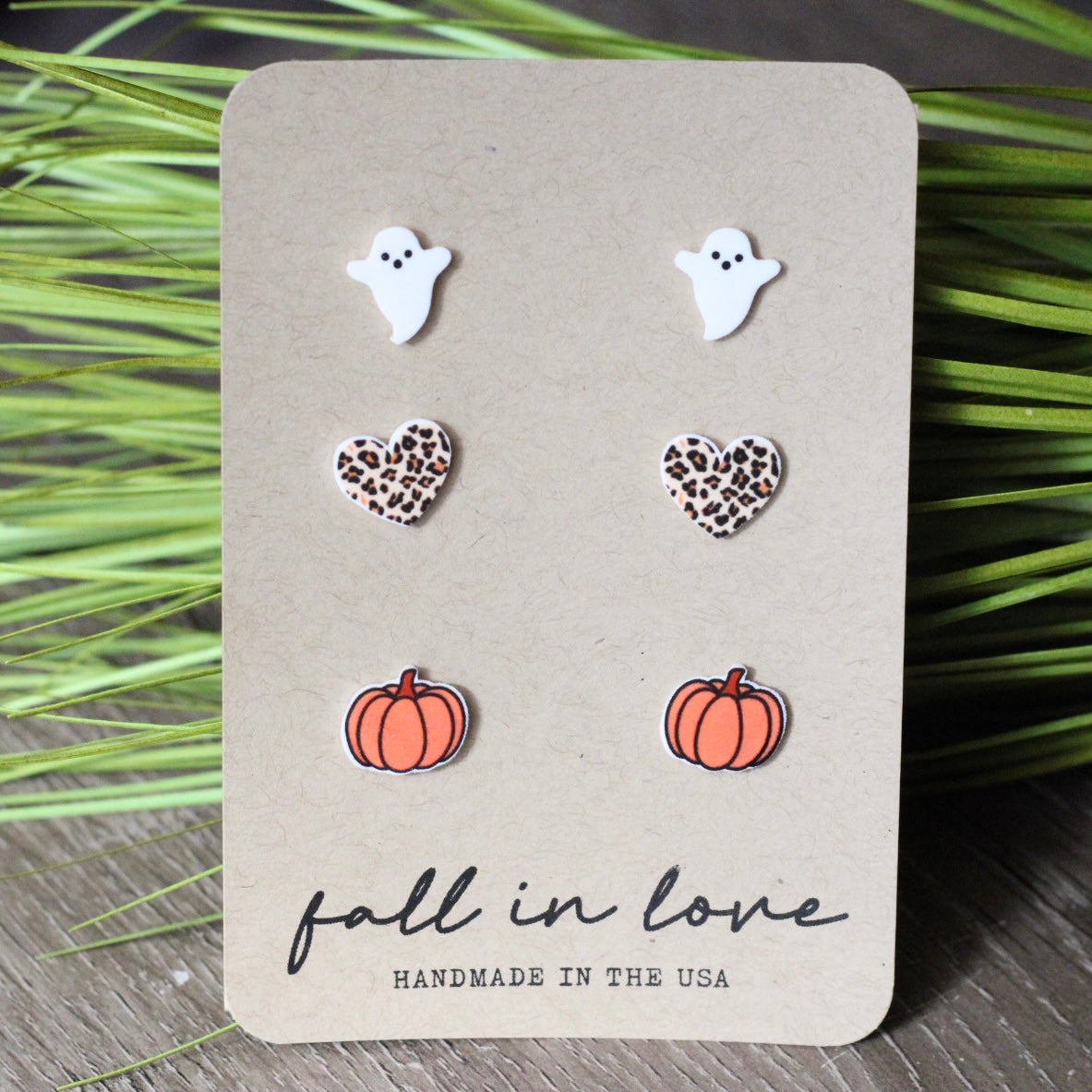 Adorable Fall Stud Earrings | 3 Pack