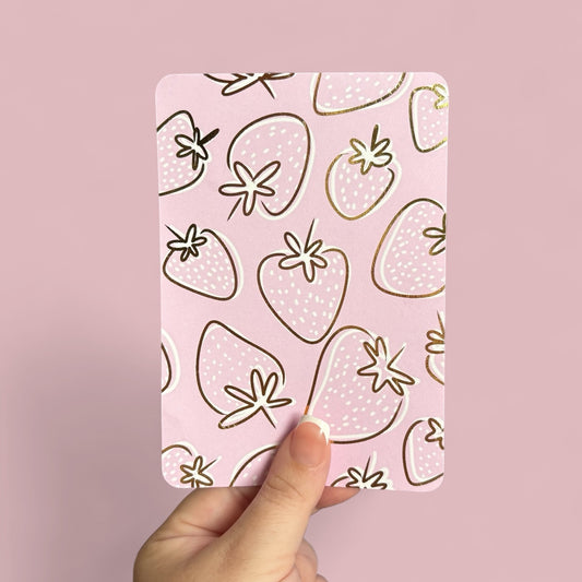 Strawberry Dreams | Single Kindle Insert | Gold Traced