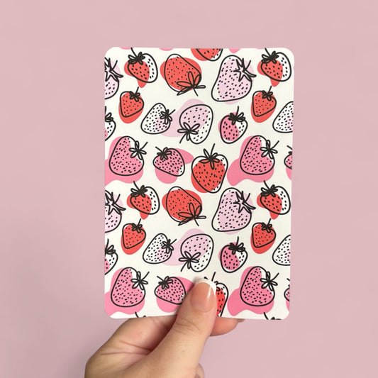 Strawberry Dreams | Single Kindle Insert | Color Blotted Strawberries