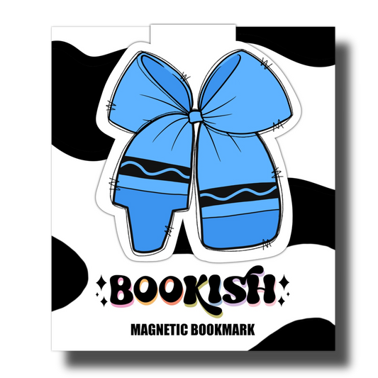 Blue Crayon | Magnetic Bookmark