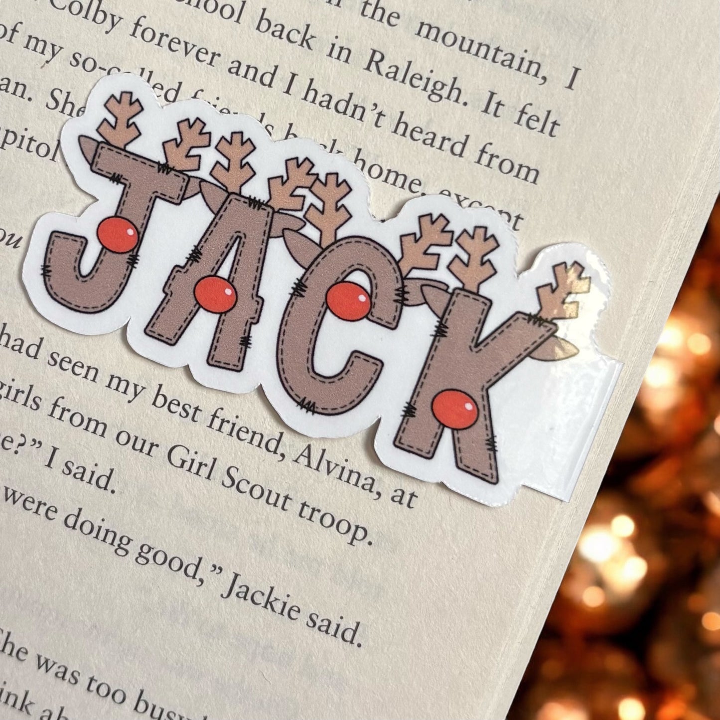 Personalized Magnetic Bookmark