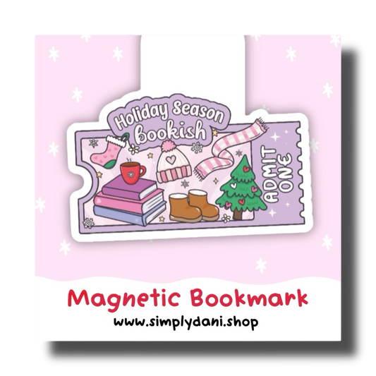Holiday Season Bookish | Magnetic Bookmark
