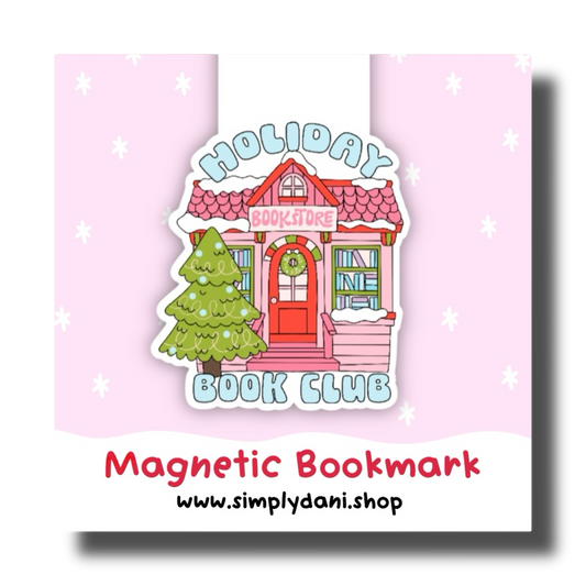 Holiday Book Club | Magnetic Bookmark