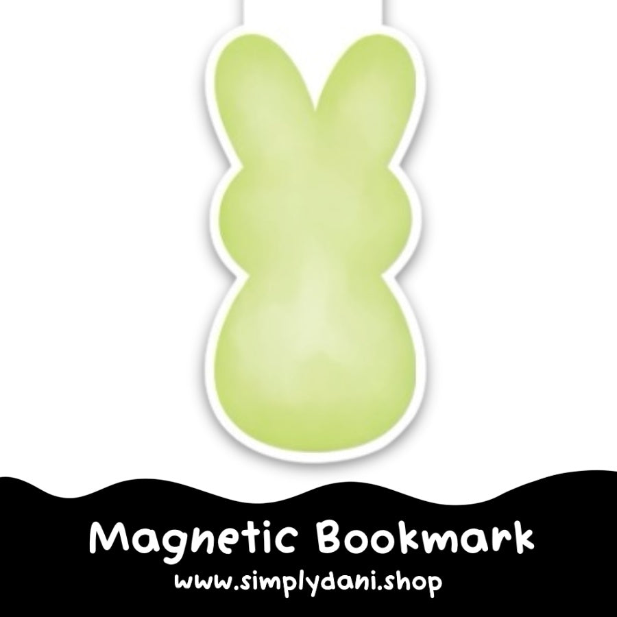 Green Bunny | Magnetic Bookmark