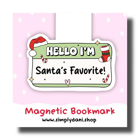 Santa’s Favorite| Magnetic Bookmark