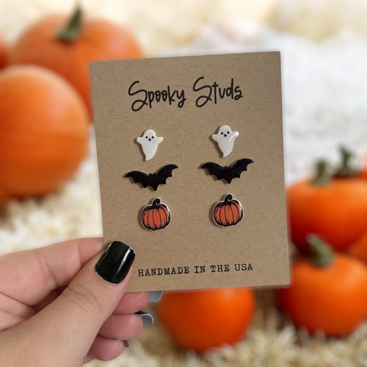 3 Pack of Spooky Studs Pre-Order
